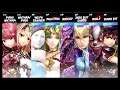 Super Smash Bros Ultimate Amiibo Fights  – Pyra & Mythra #147 Battle at Fountain of Dreams