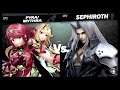 Super Smash Bros Ultimate Amiibo Fights  – Pyra & Mythra #106 Pyra vs Sephiroth