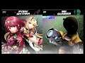 Super Smash Bros Ultimate Amiibo Fights  – Pyra & Mythra #158 Pyra vs Proto Man