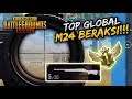 TOP GLOBAL M24 BERAKSI! GA PAKE OTAK!! | SOLO VS SQUAD | PUBG MOBILE