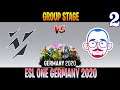 Vikin.gg vs 5Men Game 2 | Bo3 | Group Stage ESL ONE Germany 2020 | DOTA 2 LIVE