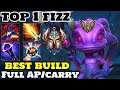 Wild Rift Fizz - Top 1 Fizz Gameplay Full AP "Fizz Main" | Best Fizz Plays