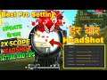 After Update 2x Scope Sensitivity | Best 2x Scope Setting For Always HeadShot | Garena Free Fire