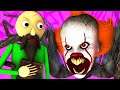 Baldi vs Pennywise 4: Became a Spider (It 2 Horror 3D Animation)