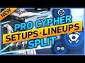 BEST PRO CYPHER SETUPS & LINEUPS on SPLIT (One Way Cages, Tripwires, & Camera Spots)