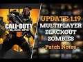 blackout update 1.19 did they break call of duty with the guns in blackout/ new guns, no peacekeeper