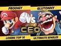 CEO 2019 SSBU - A | Prodigy (Mario) Vs. SLY | Glutonny (Wario) Smash Ultimate Tournament L Top 16