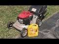 Changing Oil On 21 Inch Honda Push Mower | Cleaning Mower Deck