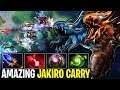 DON'T LET THIS HERO BECOME CARRY PURE INSANE DPS HARD CARRY JAKIRO INSTANT COMBO KILL | DOTA 2