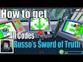 How to get Russo’s Sword of Truth | RB Battle Event | Build a Boat of Treasure | ALL CODES