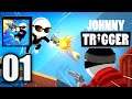 Johnny Trigger - Gameplay Trailer - Parte 1 do Level 01 ao 15 ( Android , iOS )
