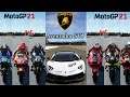 Lamborghini Aventador SVJ Defeating MotoGP 21 Bikes || Is It Unbeatable ? SVJ VS GP Bikes || 4K ||