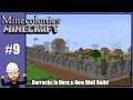 Let's Play MineColonies #9 Barracks Is Here & New Wall Build - Minecraft Modded Series
