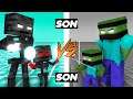 Monster School : ZOMBIE GIRL VS WITHER SON CHALLENGE - Minecraft Animation