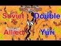 Red Alert 2 Yuri's Revenge 2 vs 2 Double Yuri vs Soviet & Allied on the map Death Valley Girl