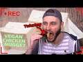 SSundee eats vegan chicken nuggets and fries