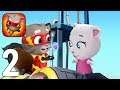 Talking Tom Hero Dash Run Game Gameplay Walkthrough Part 2 - Rescue Angela [iOS/Android Games]