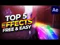 TOP 5 BEST EFFECTS for your Valorant Montages FREE / NO PLUGINS After Effects Tutorial