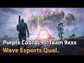 ► Valorant Esports - Purple Cobras vs. 9xxx - Wave Esports Qualifier