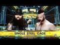 WWE 2K16 Bray Wyatt VS Sheamus 1 VS 1 Steel Cage Match
