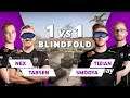 BIG Smooya vs TabseN | Blindfolded 1vs1 | (ft. Nex and Tizian)