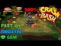 Crash Bash - 200% Walkthrough - Part 64: Jungle Fox (Gem Challenge) - 1080p 60 fps