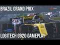 F1 2019 - Brazil GP - Logitech G920 - Xbox One X Gameplay