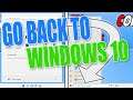 Go Back To Windows 10 From Windows 11