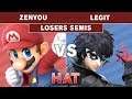 HAT 74 - Zenyou (Mario) Vs. ONCE | Legit (Joker) Losers Semis - Smash Ultimate