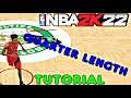 How To Change The Quarter Length In NBA 2K22