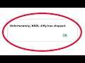 How To Fix Unfortunately NSDL Jiffy Has Stopped Error in Android & Ios Mobile Phone
