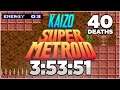 Kaizo Super Metroid in 3:53:51 [40 deaths]