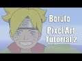 Minecraft Boruto Uzamaki Pixel Art Tutorial Part 2 (Boruto | Naruto)