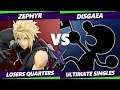 Smash Ultimate Tournament - Zephyr (Cloud) Vs. Disgaea (Game & Watch) S@X 307 SSBU Losers Quarters