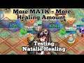 Testing Natalie More MATK = More HEaling Amount || The Alchemist Code