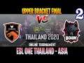 TNC vs BOOM Game 2 | Bo3 | Upper Bracket Final ESL ONE THAILAND ASIA 2020 | DOTA 2 LIVE