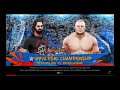 WWE 2K19 Seth Rollins VS Brock Lesnar 1 VS 1 Ladder Match WWE Universal Title