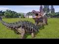 2001 Ankylosaurus VS T-Rex, Acrocanthosarus, Spinosaurus And More - Jurassic World Evolution