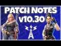 Fortnite Stw v10.30 Patch Notes