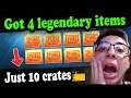 😱Got 4 Legendary items in just 10 crates |New premium crate opening pubg mobile | Tamil Today Gaming