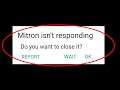 How To Fix Mitron App Isn't Responding Error Android & Ios || Fix Mitron App Not Open Problem