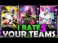 I RATE YOUR TEAMS EP.5 - Madden 20 Ultimate Team