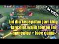 KECEPATAN JARI KING LANCELOT   +FACE CAM - LANCELOT GAMEPLAY || MOBILE LEGEND BANG BANG