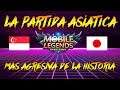LA PARTIDA ASIÁTICA MAS AGRESIVA DE LA HISTORIA - SINGAPUR VS JAPON - MOBILE LEGENDS EN ESPAÑOL