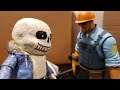 Sans VS. Engineer | Undertale and TF2 Stop-Motion