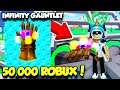 So I Bought The THANOS INFINITY GAUNTLET And INFINITE HELPERS In Building Simulator 2! (Roblox)