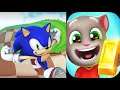 Sonic Dash Slugger Sonic Vs Talking Tom Gold Run - Android Gameplay