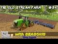 Spreading Manure. Storing Wood Produce. Cultivating & Sowing | Old Stream Farm #84 | FS19 TimeLapse