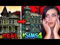 Visiting Real-Life HAUNTED Houses & Ghost Stories in The Sims 4