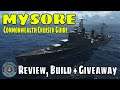 World of Warships Mysore Commonwealth Cruiser Wows Review Replay Guide